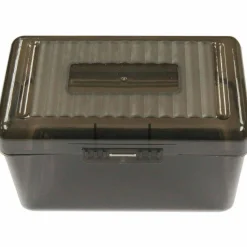 Universal Plastic Index Card Boxes, Holds 300 3 x 5 Cards, 5.63 x 3.25 x 3.54, Translucent Black