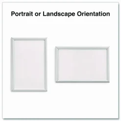 Universal Poster Frame, Aluminum, 17 x 11 Insert, Silver