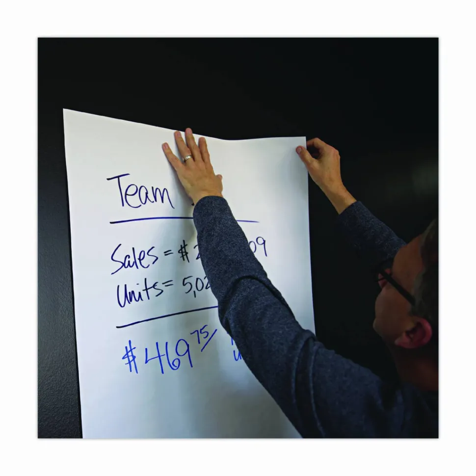 Universal Self-Stick Easel Pad, Unruled, (30) White 25 x 30 Sheets, 2/Carton