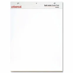 Universal Self-Stick Easel Pad, Unruled, (30) White 25 x 30 Sheets, 2/Carton