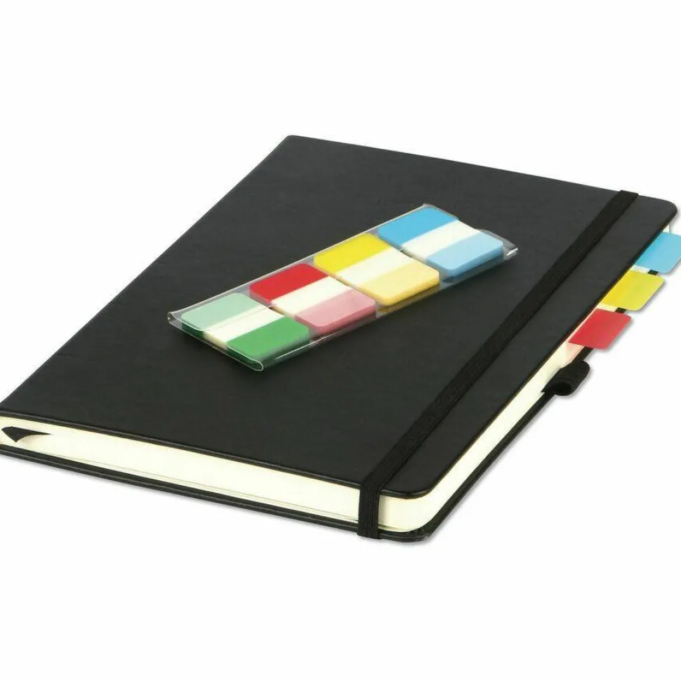 Universal Self Stick Index Tab, 1", Assorted Colors, 100/Pack