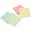 Universal Self-Stick Note Pads, 3" x 3", Assorted Pastel Colors, 100 Sheets/Pad, 12 Pads/Pack