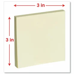 Universal Self-Stick Note Pads, 3