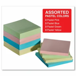 Universal Self-Stick Note Pads, 3