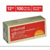 Universal Self-Stick Note Pads, 1.5" x 2", Yellow, 100 Sheets/Pad, 12 Pads/Pack