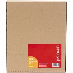 Universal Self-Tab Index Dividers, 5-Tab, 11 x 8.5, White, 36 Sets