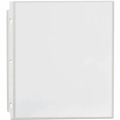 Universal Standard Sheet Protectors, Medium-Duty, Side: 3-Hole Punched, Top Load 8.5 x 11 Insert, Clear Front, 100/Box
