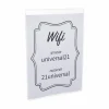 Universal Wall Mount Sign Holder, 8.5 x 11, Vertical, Clear, 2/Pack