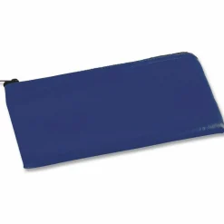 Universal Zippered Wallets/Cases, Leatherette PU, Toothed Zipper Closure, 11" x 6", Blue, 2/Pack