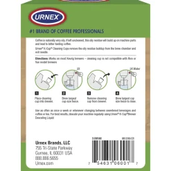 Urnex Single Brewer Cleaning Cups