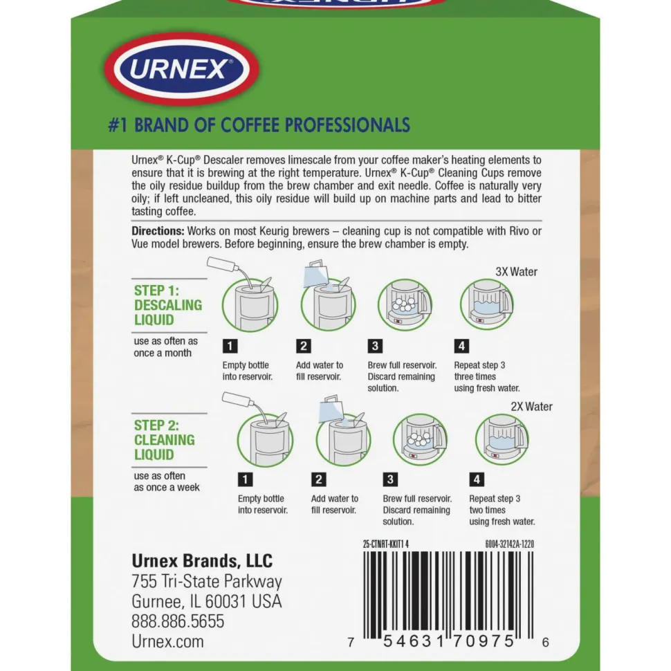 Urnex Single Brewer Cleaning Kit