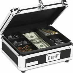 Vaultz Cash Box, Black