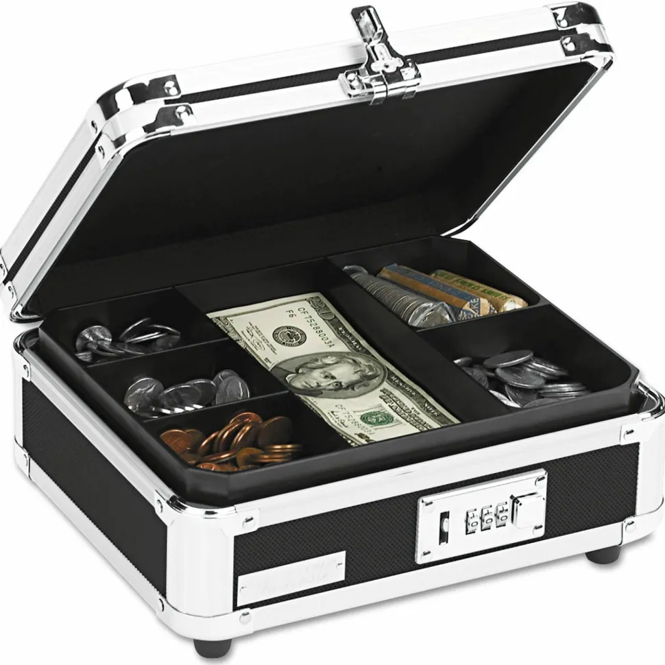 Vaultz Cash Box, Black