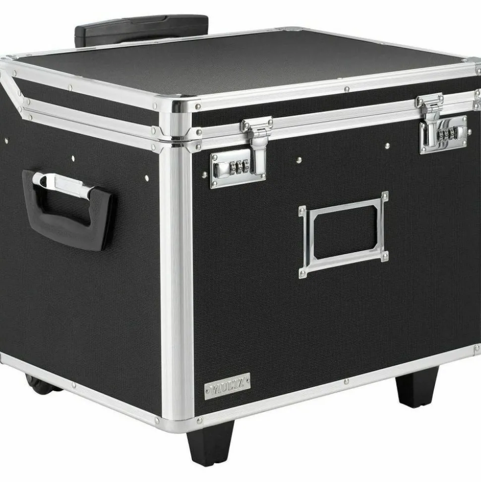 Vaultz Mobile File Chest; Letter/Legal; 15" H x 17 3/8" W X 3/8 W X 14 3X8 "D