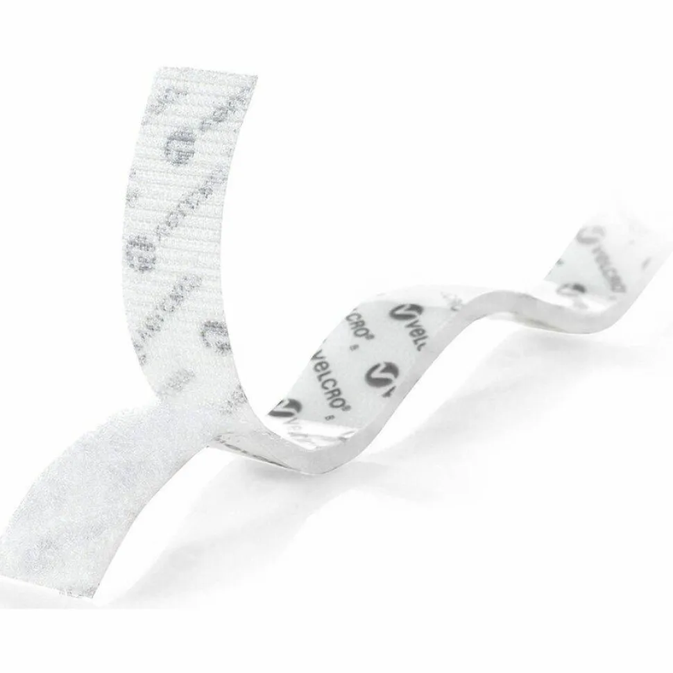 VELCRO Brand STICKY BACK Fastener Roll, 3/4" x 15', White, Total Qty 1