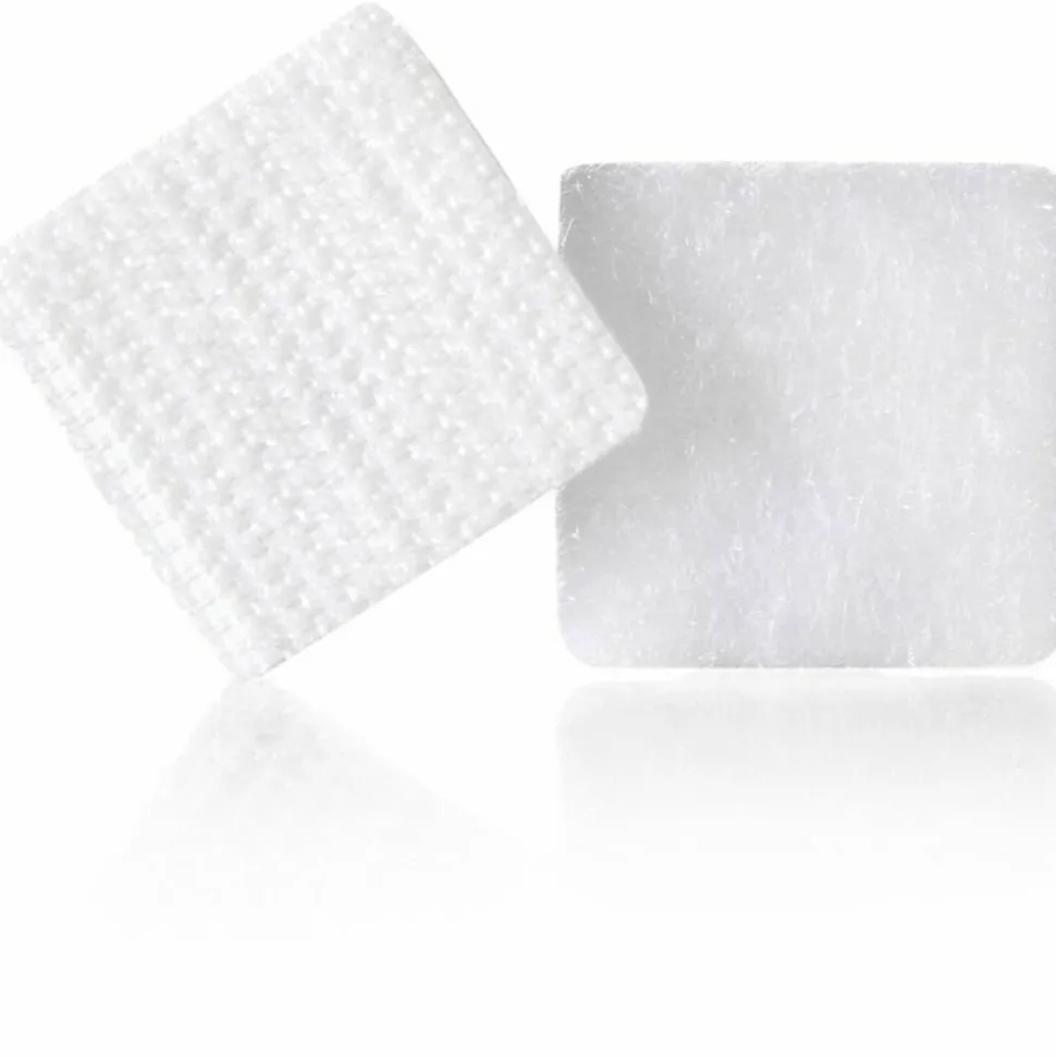 VELCRO Brand Sticky Back Fastener Squares, 7/8" x 7/8", White, Pack Of 32