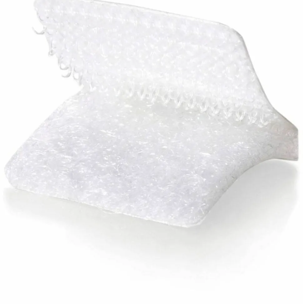 VELCRO Brand Sticky Back Fastener Squares, 7/8" x 7/8", White, Pack Of 32