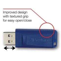 Verbatim 128GB USB Flash Drive - Blue - 128GB