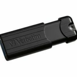 Verbatim Microban 32GB PinStripe USB 3.2 Flash Drive Business Pack - 32 GB - USB 3.2 (Gen 1) Type A - Black - Lifetime Warranty - 10 / Pack