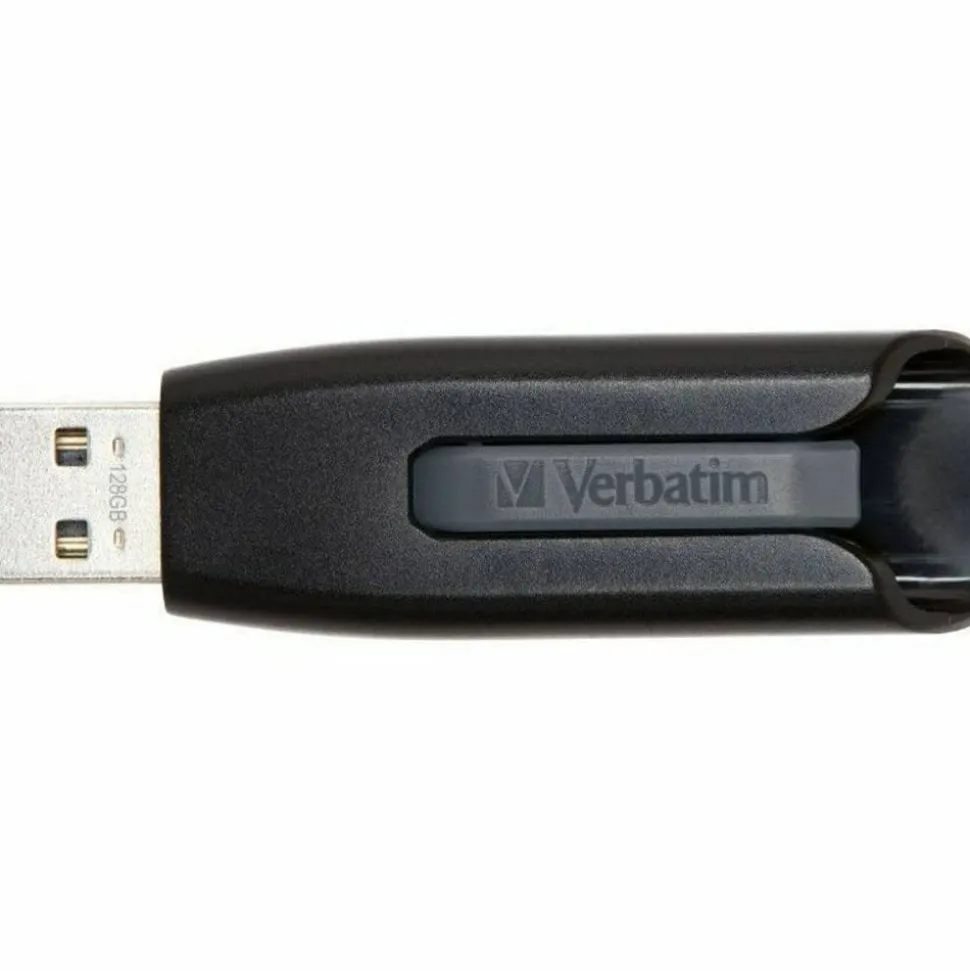Verbatim Store 'n' Go V3 USB 3.0 Drive, 128GB, Black/Gray