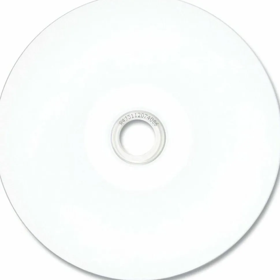 Verbatim CD-R DataLifePlus Printable Recordable Disc, 700 MB/80 min, 52x, Spindle, White, 50/Pack