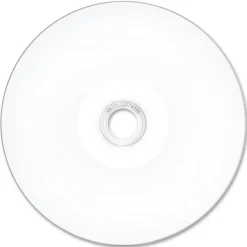 Verbatim CD-R 700MB 52X White Inkjet Printable, Hub Printable - 100pk Spindle