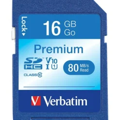 Verbatim Class 10 Secure Digital High Capacity (SDHC) Memory Card, 16GB