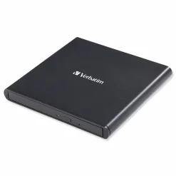 Verbatim External Slimline CD/DVD Writer, 8X DVD Write Speed/24X CD Write Speed