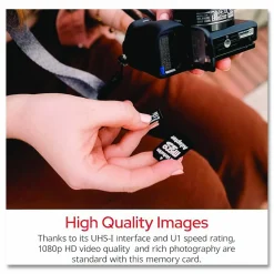 Verbatim 32GB Premium microSDHC Memory Card with Adapter, UHS-I V10 U1 Class 10 - 32GB