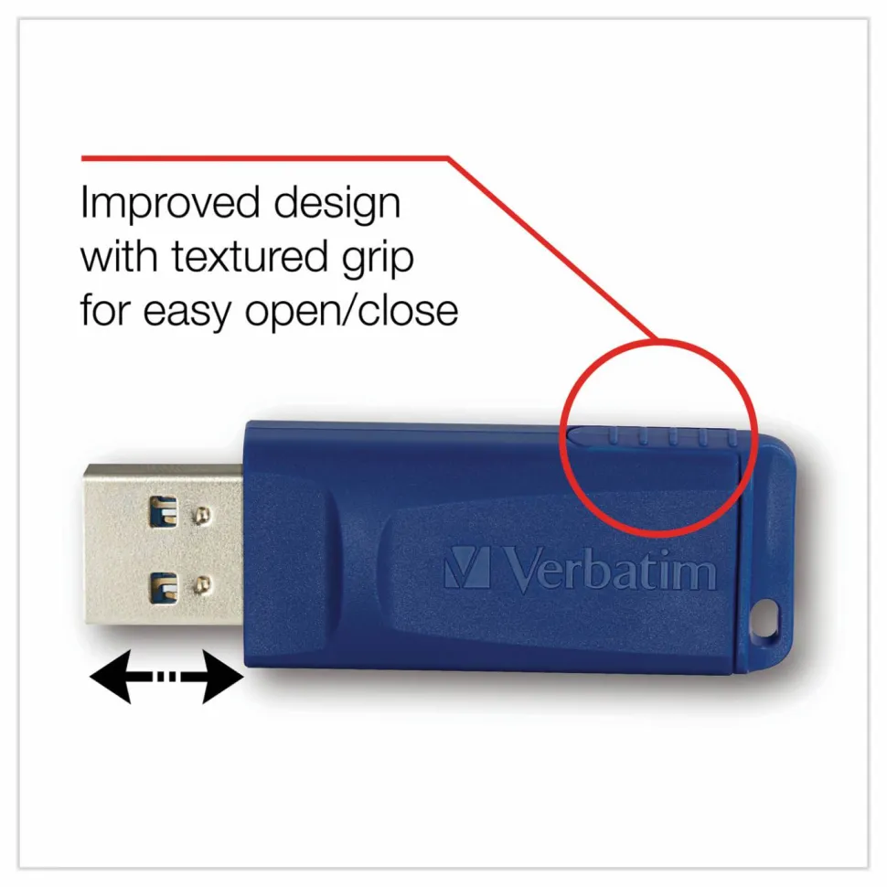 Verbatim 32GB USB Flash Drive - Blue - 32 GB