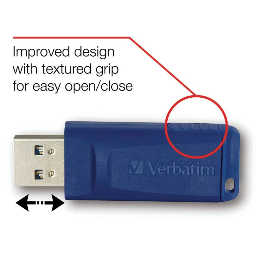 Verbatim 32GB USB Flash Drive - Blue - 32 GB