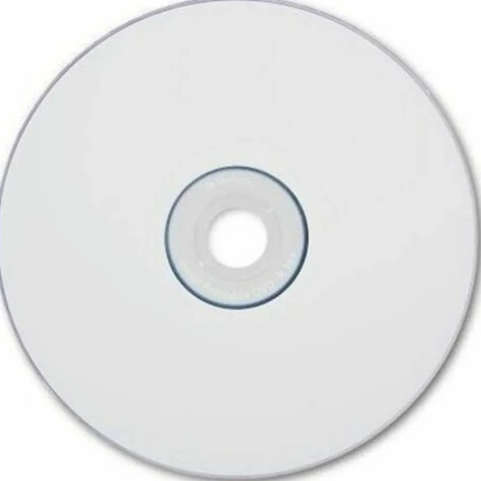 Verbatim Inkjet Printable DVD-R Spindle, White, Pack Of 100
