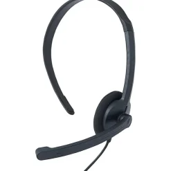 Verbatim Mono Headset with Microphone and In-Line Remote