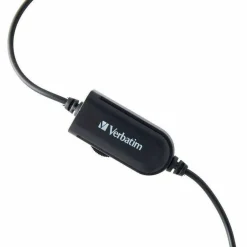 Verbatim Mono Headset with Microphone and In-Line Remote