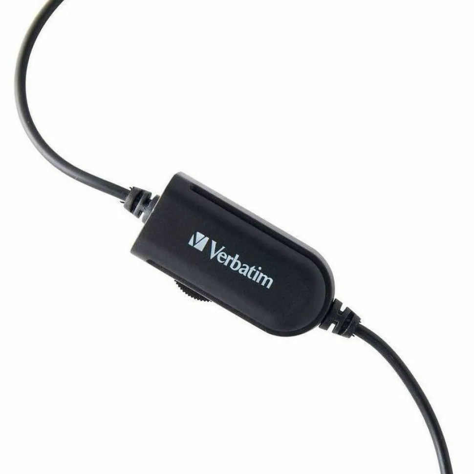 Verbatim Mono Headset with Microphone and In-Line Remote