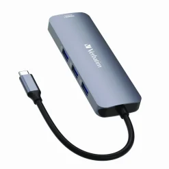 Verbatim USB-C Pro Multiport Hub8 Port, Gray