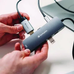 Verbatim USB-C Pro Multiport Hub8 Port, Gray