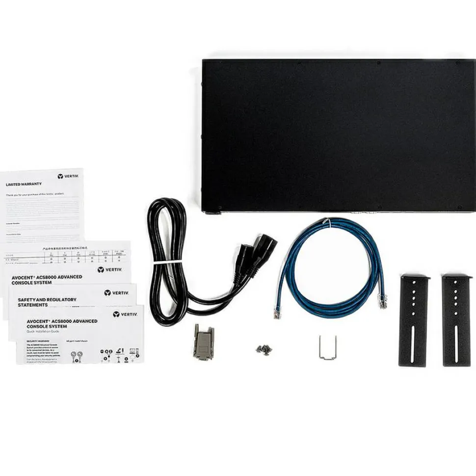 Vertiv Avocent 32-port ACS8000 Console System with single AC Power Supply, non-TAA