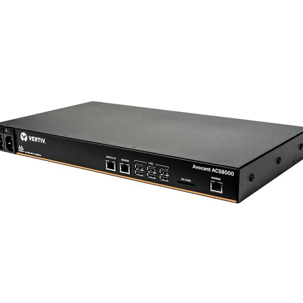 Vertiv Avocent 8-port ACS8000 Console System with dual AC Power Supply, non-TAA