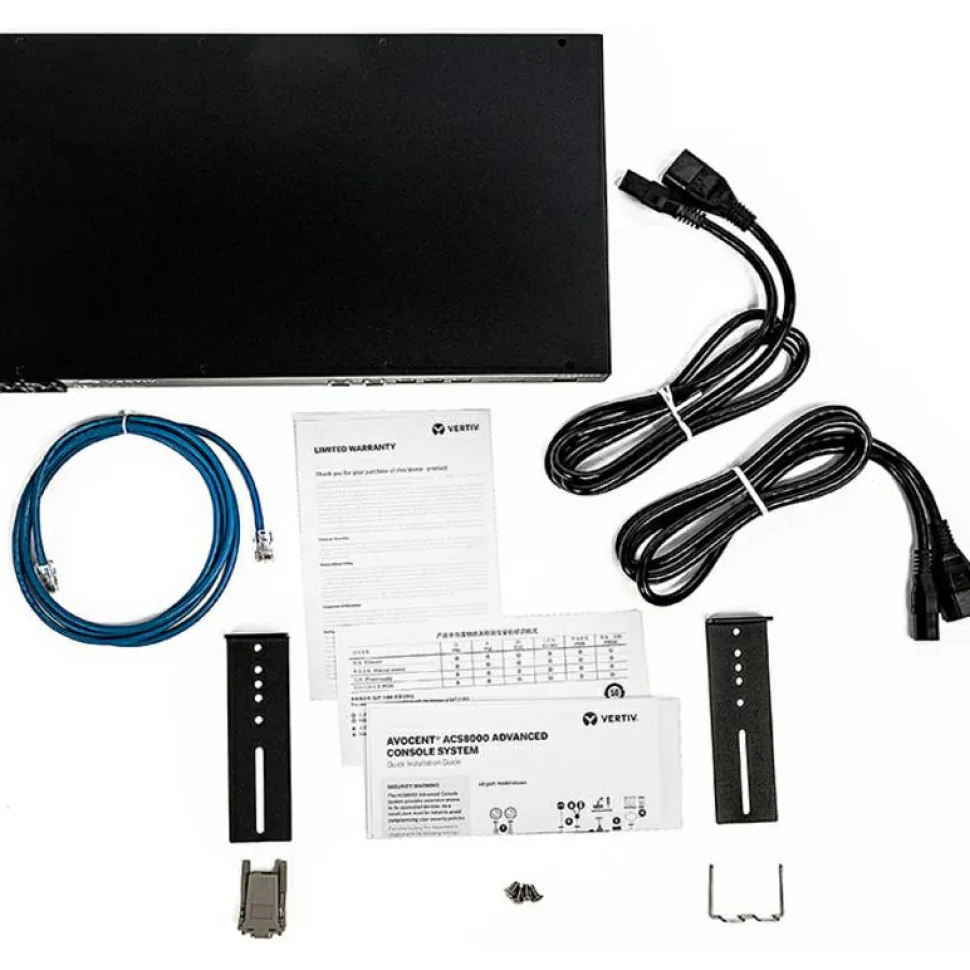 Vertiv Avocent 8-port ACS8000 Console System with dual AC Power Supply, non-TAA