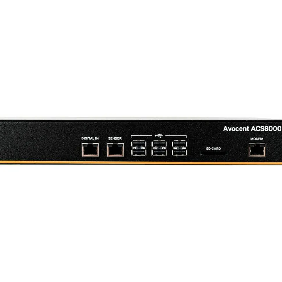 Vertiv Avocent 8-port ACS8000 Console System with dual AC Power Supply, non-TAA