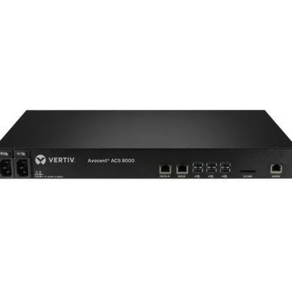 Vertiv Avocent 8-Port ACS8000 Console System with single AC Power Supply