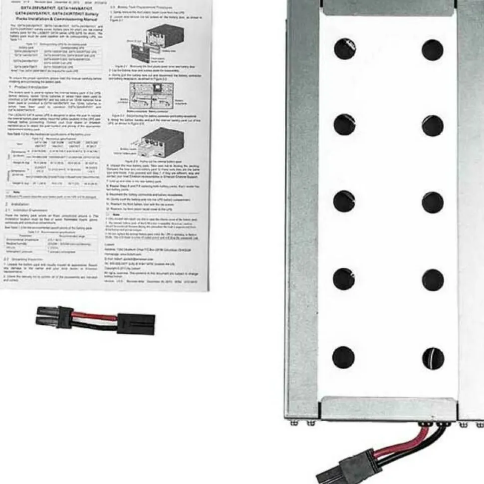 Vertiv Liebert GXT4-240VBATKIT Hot-Swappable 9 Ah, 240V Lead-Acid Battery Kit for Vertiv Liebert GXT4-6000RTL630, GXT4-5000RT230, and GXT4-6000RT230