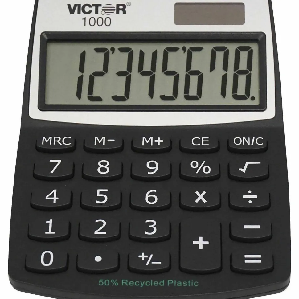 Victor 1000 8-Digit LCD Mini Desktop Calculator