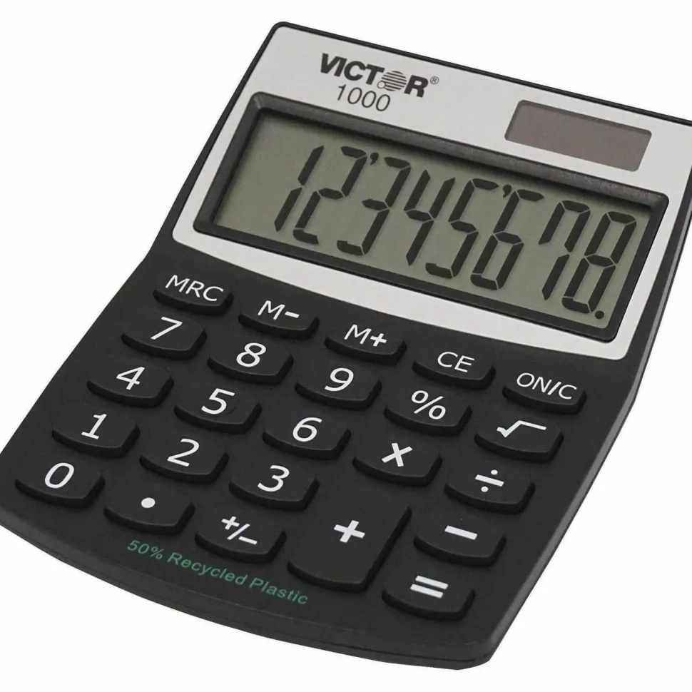 Victor 1000 8-Digit LCD Mini Desktop Calculator