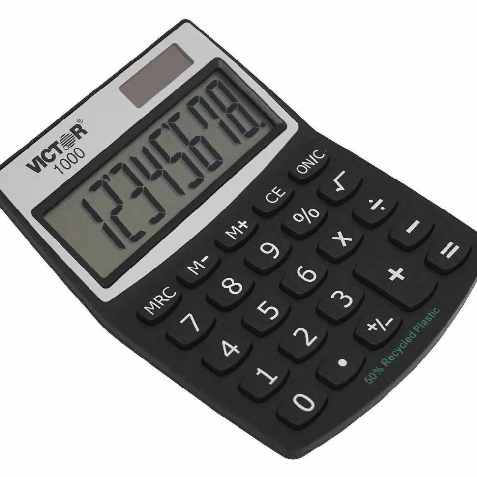Victor 1000 8-Digit LCD Mini Desktop Calculator