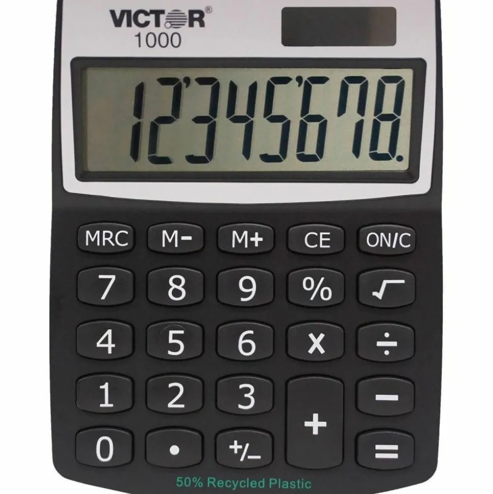 Victor 1000 8-Digit LCD Mini Desktop Calculator