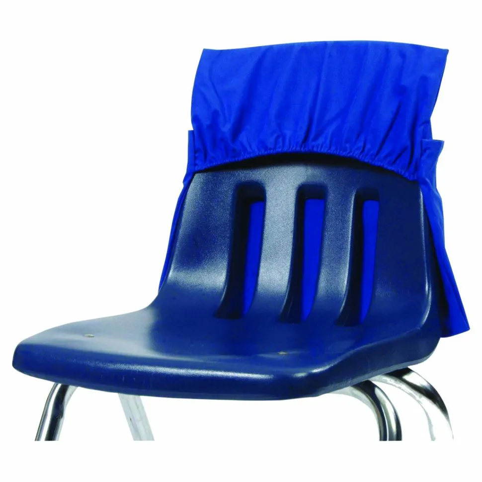 Victor Elastic-Back Seat Sack for Chairs 12" to 17" Wide, 11 x 16 x 14, Fabric, Blue