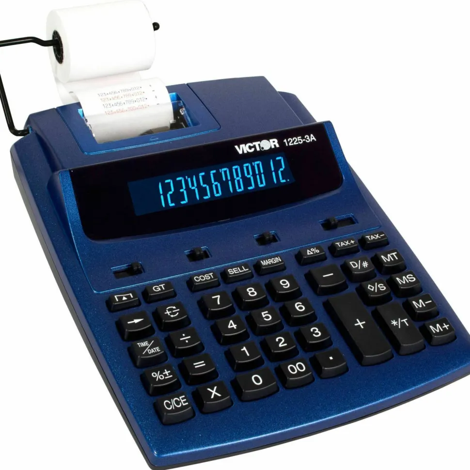 Victor 1225-3A Commercial Printing Calculator With Antimicrobial Protection
