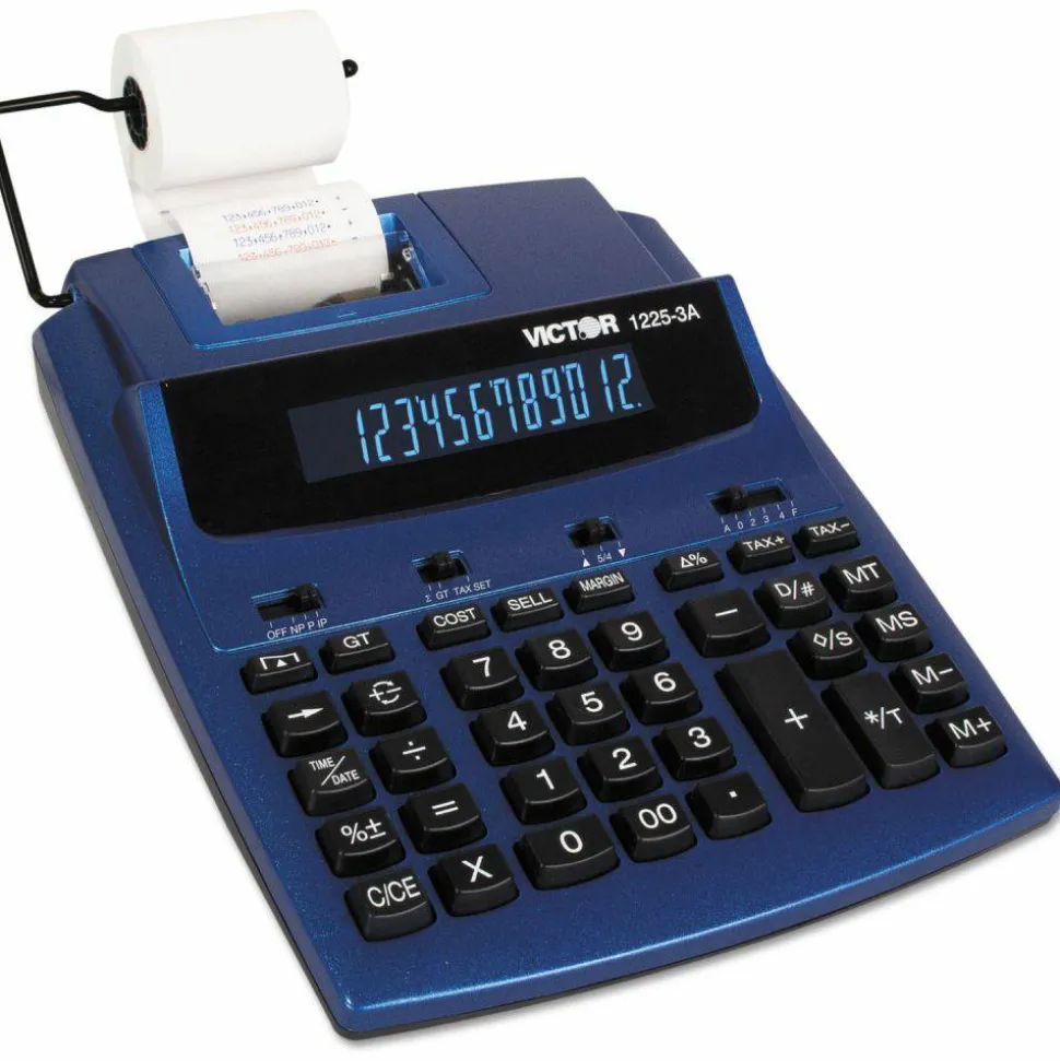 Victor 1225-3A Commercial Printing Calculator With Antimicrobial Protection